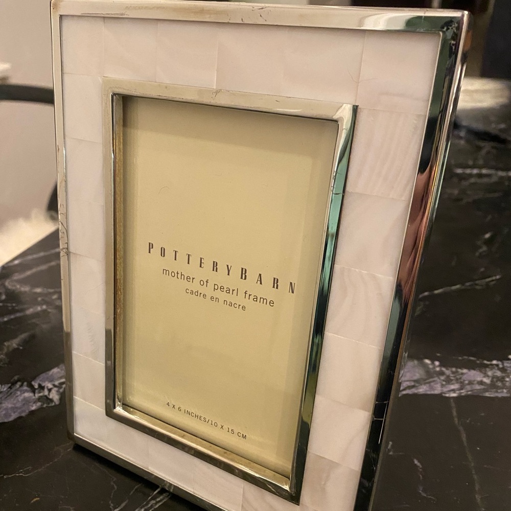 POTTERY BARN Mother-Of-Pearl Frame - Picture 8 of 9